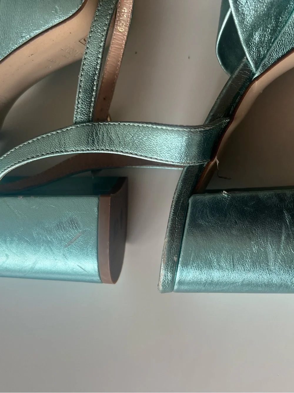 LK Bennett London size 40 , 9-9.5 metallic leather platforms from Nordstroms NWD